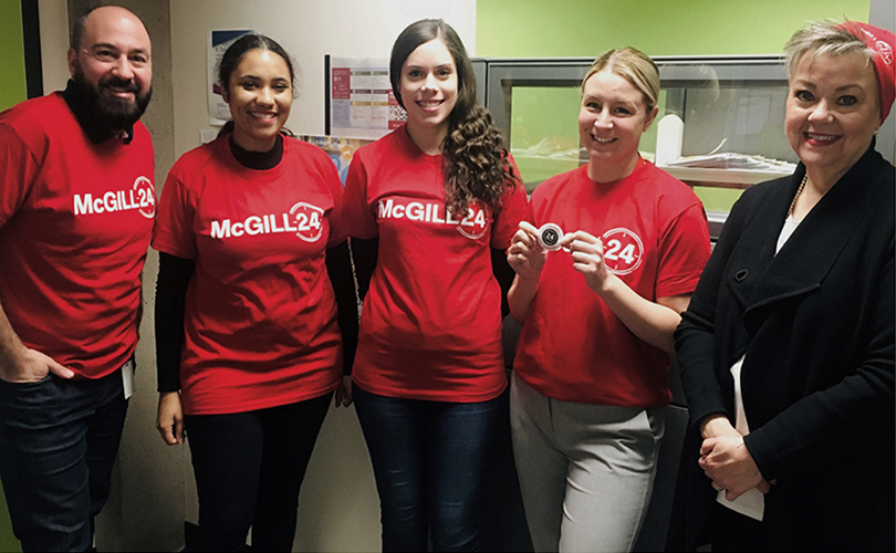 SSAO team dressed up for McGill24